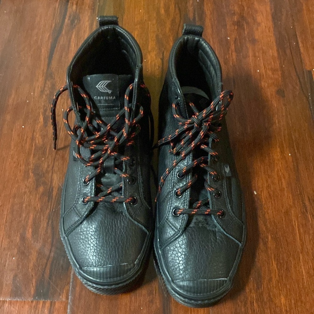 CARIUMA All Black Suede  HIGH Sneaker  The OCA unisex size women 9 and men 7.5